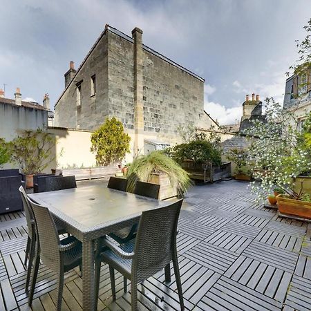 Lovely Apartment With Exceptional Terrace Bordeaux Exterior foto